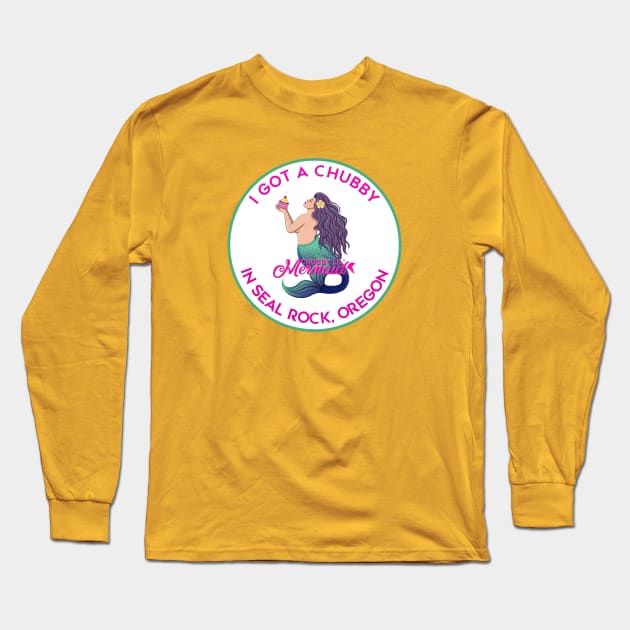 Seal Rock Long Sleeve T-Shirt by Chubby Lil Mermaid Bakery